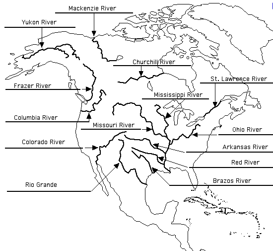 North American Rivers labeled map.png