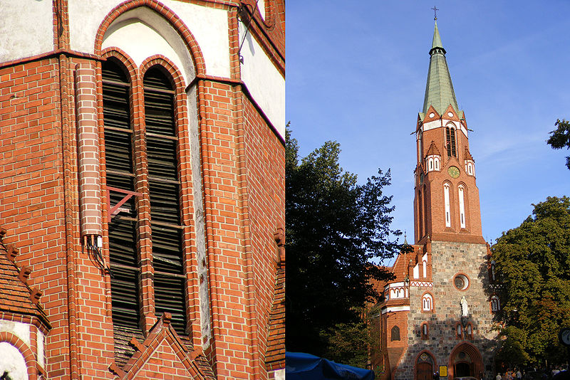 a cell site expertly hidden on a church