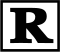 R rating symbol